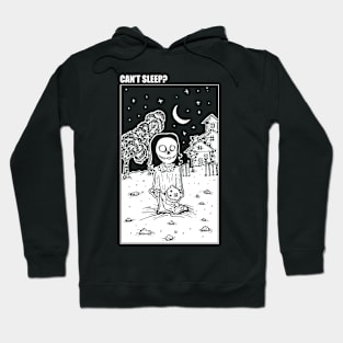 Midnight teddy Bear Hoodie